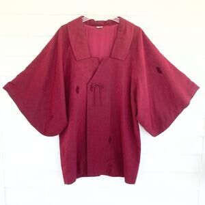 Vintage Tenyo Coat Authentic Japanese Kimono Traditional Jacket Women's
